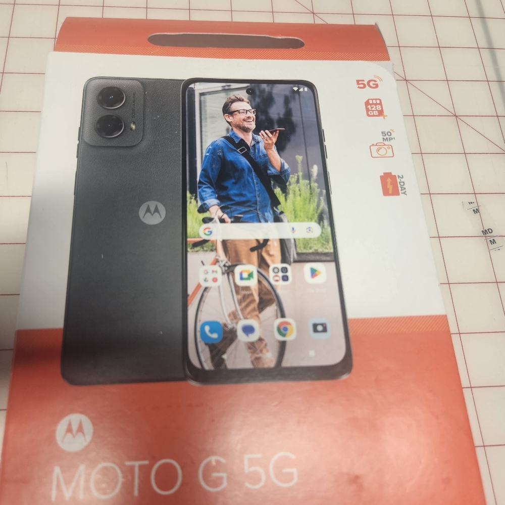 Motorola G 5G Consumer Cellular Phone 128gb